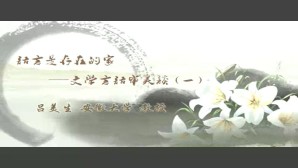 语言是存在的家-文学言语审美谈视频教程 吕美生 4讲 安徽大学
