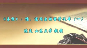 《易经》儒 道同出的哲学文本视频教程 陈炎 4讲 山东大学