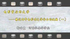 电影背后的文学-兼谈近两年电影对文学作品的改编视频教程 靳瑞霞 4讲 河南大学