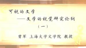 可视的文学—文学的视觉研究论纲视频教程 曾军 5讲 上海大学