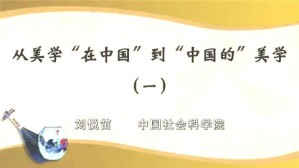 从美学“在中国”到“中国的”美学视频教程 刘悦笛 5讲 中国社会科学院