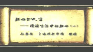戏曲如人生-漫谈生活中的戏曲视频教程 孙惠柱 7讲 上海戏剧学院