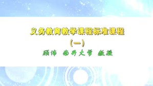 义务教育教学课程标准课程视频教程 顾沛 6讲 南开大学