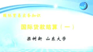 国际贸易实务知识视频教程 梁树新 7讲 山东大学