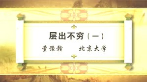 层出不穷视频教程 董豫赣 5讲 北京大学