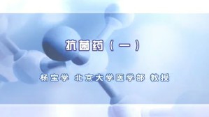 抗菌药视频教程 杨宝学 7讲 北京大学