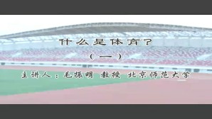 什么是体育？全6讲视频教程 毛振明 北京师范大学