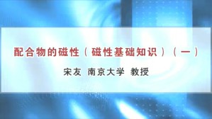 配合物的磁性（磁性基础知识）视频教程 宋友 8讲 南京大学