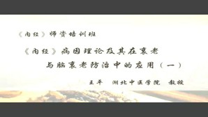 《内经》师资培训班 王平 6讲 湖北中医药大学