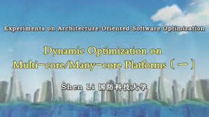 Experiments on Architecture-Oriented Software Optimization视频教程 Shen Li 19讲 国防科学技术大学