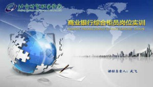 商业银行综合柜员岗位实训视频教程 武飞 64讲 北京财贸职业学院