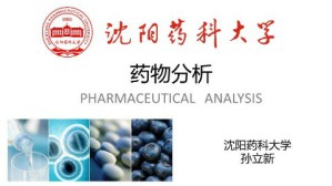 药物分析视频教程 孙立新 96讲 沈阳药科大学