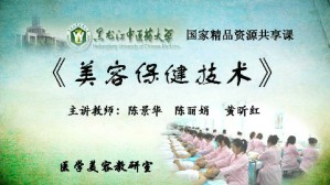 美容保健技术视频教程 陈景华 60讲 黑龙江中医药大学