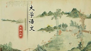 大学语文视频教程 王步高 42讲 东南大学