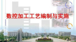 数控加工工艺编制及实施视频教程 王振宇 64讲 无锡职业技术学院
