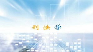 刑法学视频教程 孙国祥 55讲 南京大学网络教育学院