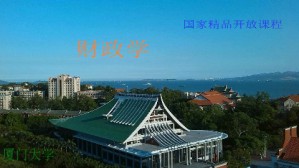 财政学视频教程 陈工 56讲 厦门大学