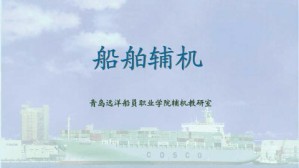 船舶辅机视频教程 何法明 124讲 青岛远洋船员职业学院