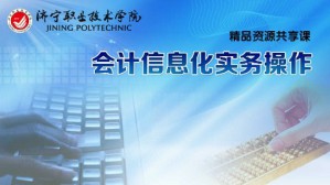 会计信息化实务操作视频教程 李娟 108讲 济宁职业技术学院