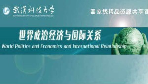 世界政治经济与国际关系视频教程 邓泽宏 46讲 武汉科技大学