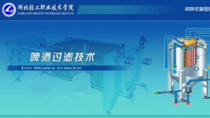 啤酒过滤技术视频教程 徐功瑾 60讲 湖北轻工职业技术学院