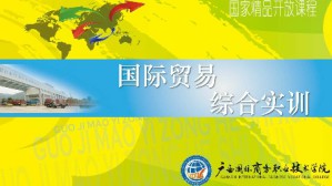 国际贸易综合实训视频教程 陈科鹤 90讲 广西国际商务职业技术学院