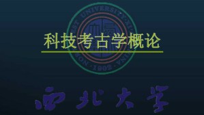 科技考古学概论视频教程 赵丛苍 36讲 西北大学