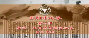 王阳明心学视频教程 董平 9讲 浙江大学