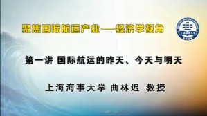 聚焦国际航运产业——经济学视角视频教程 曲林迟 5讲 上海海事大学
