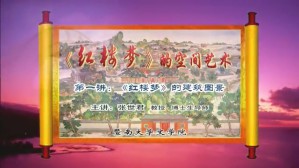 《红楼梦》的空间艺术视频教程 张世君 5讲 暨南大学