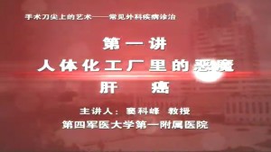 手术刀尖上的艺术——常见外科疾病诊治视频教程 窦科峰 6讲 中国人民解放军第四军医大学