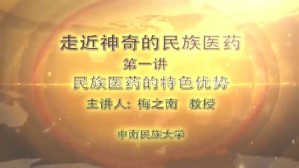 走近神奇的民族医药视频教程 梅之南 6讲 中南民族大学