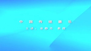 中国传统器乐视频教程 袁静芳 5讲 中央音乐学院