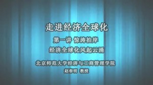 走进经济全球化视频教程 赵春明 6讲 北京师范大学