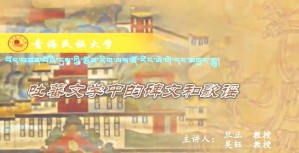 吐蕃文学中的碑文和歌谣视频教程 旦正 5讲 青海民族大学