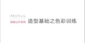造型基础之色彩训练视频教程 高天雄 7讲 中央美术学院