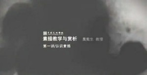 素描教学与赏析视频教程 吴宪生 6讲 中国美术学院