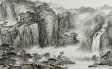 中国画的构图视频教程 唐秀玲 3讲 中国现代工笔画院