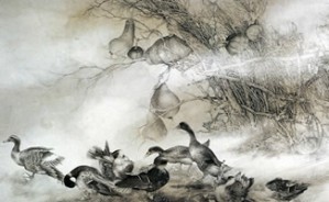 中国画的构图视频教程 唐秀玲 8讲 中国现代工笔画院