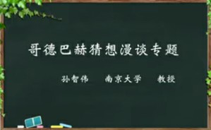 哥德巴赫猜想漫谈视频教程 孙智伟 4讲 南京大学